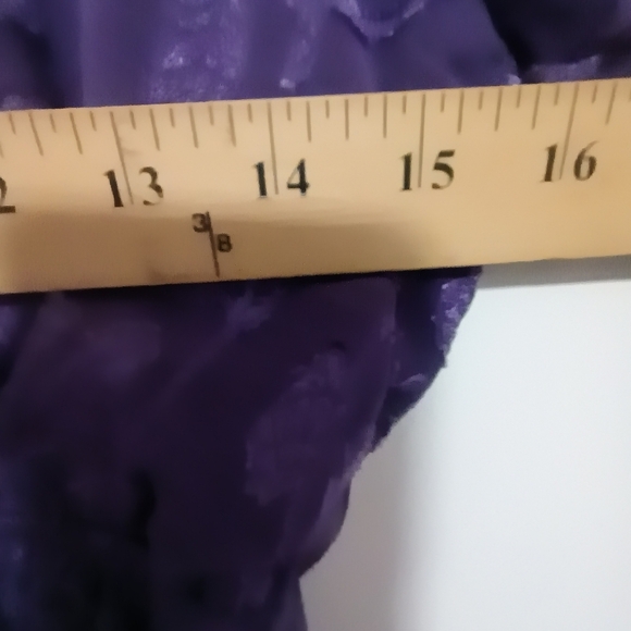 Francesca's Purple Floral Blouse / Size Small - Picture 6 of 7